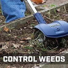 Fusion Drill-Powered Cultivator, Adjustable Tilling Width Up To 8”, Tilling Depth Up To 5.5”, Compatible With Most Cordless Drills, Adjustable Length, Model: 33061