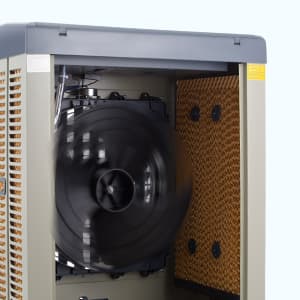 41" Swamp Cooler, 4800 CFM Evaporative Air Cooler with 10.6 Gallon Water Tank, Portable Outdoor Air Conditioner with 3 Ice Pack, 110° Oscillation, 3 Speed for Garage, Yard, Commercial Use