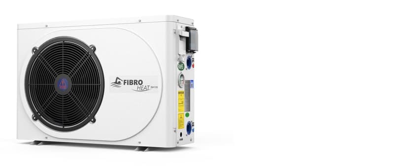 FibroPool Swimming Pool Heat Pump - FH135 35,000 BTU - for Above and In Ground Pools and Spas - High Efficiency, All Electric Heater - No Natural Gas or Propane Needed