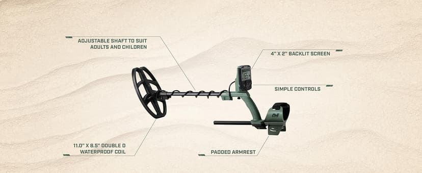MINELAB X-Terra Voyager Metal Detector for Adults, All Terrain, Waterproof,Target ID, 4 Modes, Kit with Headphones & Digger