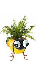 GIFTME 5 Metal Garden Sculptures Statues Yard Art Decoration,Set of 4 Garden Decor Perfect Hanging The Tree, Porch,Backyard or Patio Wall Decor