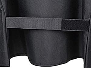 NEXCOVER Offset Smoker Cover - 60 Inch Waterproof Charcoal Grill Cover, Outdoor Heavy Duty BBQ Cover, Rip Resistant Smokestack Barbecue Cover for Brinkmann Char-Broil Weber Nexgrill, Black.