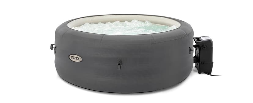 INTEX SimpleSpa Inflatable Hot Tub, 4 Person Jet Massage Spa with Built-in Pump