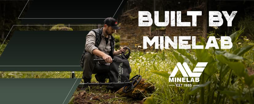 MINELAB X-Terra Voyager Metal Detector for Adults, All Terrain, Waterproof,Target ID, 4 Modes, Kit with Headphones & Digger