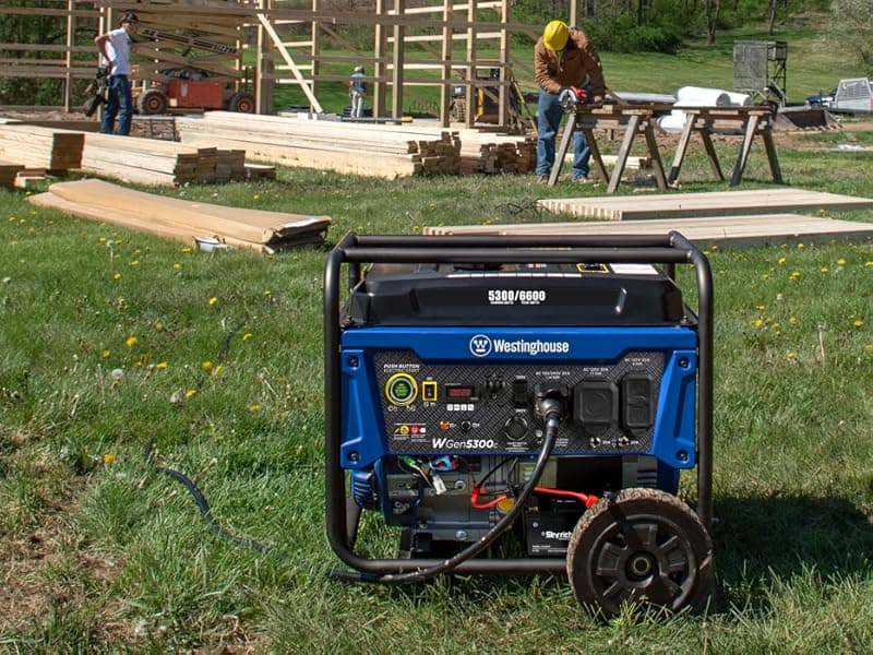 Westinghouse 6600 Watt Home Backup Portable Generator, Remote Electric Start with Auto Choke, Transfer Switch Ready, RV Ready, CO Sensor