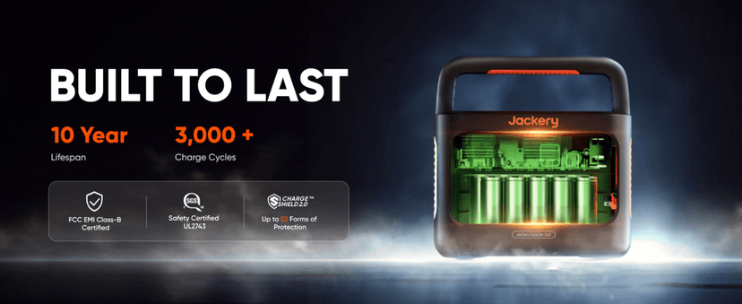 Jackery Solar Generator 240 v2 and 40W Mini Solar Panel 2024 New Version, 256Wh LiFePO4 Battery, 300W AC & 100W USB-C Output, Ultra Fast Solar Charging for Outdoors, Camping, Travel & Emergencies