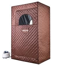 71in High Full Size Steam Sauna 600D Canvas, Sauna Box, Portable Steam Sauna, Personal Steam Sauna with Touchscreen 1000W & 2.6 L Steam Generator