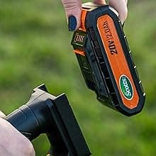 Scotts CLPS40020S 20-Volt 2-in-1 Cordless Covertible Pole Saw/Pole Hedge Trimmer, 2.0Ah Battery and Fast Charger Included