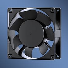 DEWENWILS 2 Pack 120V AC Fan, Waterproof Exhaust Fan 120mm, 18W 2850RPM 90CFM, DIY Cooling Fan for Refrigerator, Computer Case, Compressor Engine, Generator, UL Listed