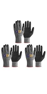 HANDLANDY Rose Pruning Gloves for Men & Women, Long Thorn Proof Gardening Gloves, Breathable Pigskin Leather Gauntlet, Best Garden Gifts & Tools for Gardener