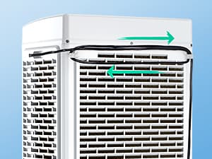 Evaporative Cooler, VAGKRI 2100CFM Air Cooler, 120°Oscillation Swamp Cooler with Remote Control, 24H Timer, 3 Wind Speeds for Outdoor Indoor Use,8 Gallon