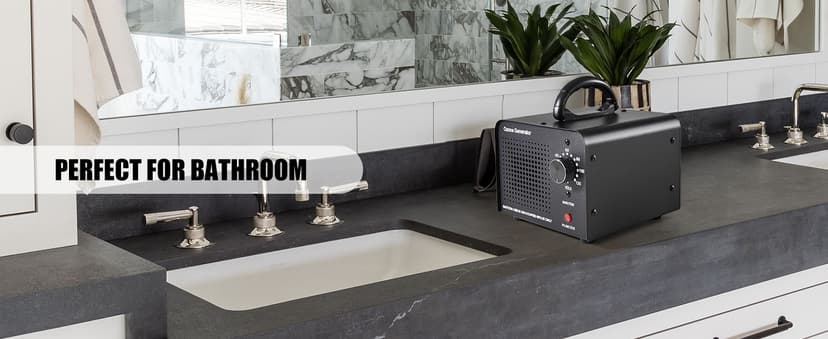 HHGM 48,000mg/h High Capacity Ozone Machine Generator, Commercial Industrial Quartz Tube Air Purifier, Ionizer & Deodorizer Ozone Odor Eliminator Suitable for Home, Car, Basements, Pets, Smoke, Farms