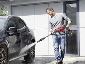 Cordless Pressure Washer - 1100 PSI BRUSHLESS Portable Cleaner with 2X 4.0Ah Batteries,3 Faucet Adapters,Garden Hose Connector,2 Adjustable Modes with 0-180° Nozzle,Car Washing Gun/Patios/Boats