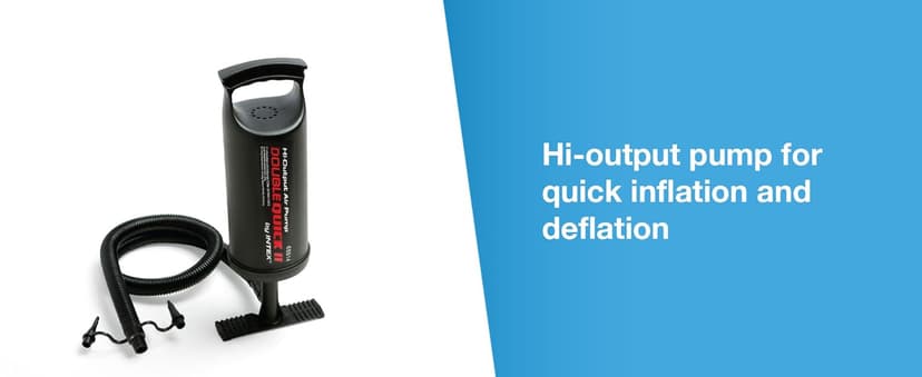 Intex 68309EP Excursion Pro K2 Inflatable Kayak Set: Includes Deluxe 86in Kayak Paddles and High-Output Pump – SuperTough PVC – Adjustable Bucket Seat – 2-Person – 400lb Weight Capacity