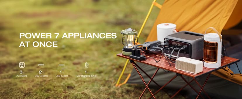 EF ECOFLOW Solar Generator RIVER 3 Plus with 45W Solar Panel, 286Wh Portable Power Station LiFePO4 Battery, 3 Up to 1200W AC Outlets, <10 MS UPS, Expandable to 858Wh, <30 dB Quiet, 1Hr Fast AC Charge