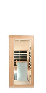 Saunas 904V Far Infrared Sauna, Outdoor Wooden Dry Sauna Low EMF (Hemlock Wood, 4-Person Size)