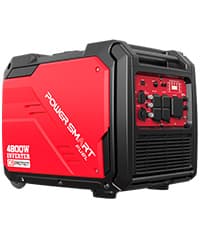 PowerSmart 4800-Watt Portable Inverter Generator with Wheels Handle Kit, CO Sensor, Quiet, RV-Ready, HB5046C