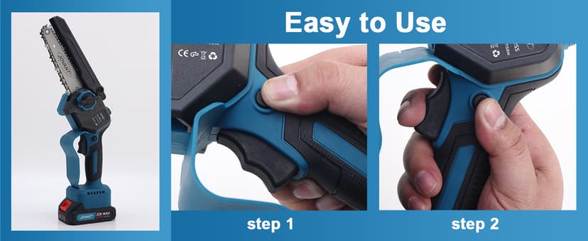 2-in-1 Cordless Pole Saw, Brushless Mini Chainsaw Cordless with Pole, 2 Pack 20V 4.0Ah Battery Powered Pole Saws for Tree Trimming, 15ft Reach Electric Saw for Trees With Pole