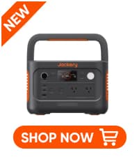 Jackery Solar Generator 240 v2 and 40W Mini Solar Panel 2024 New Version, 256Wh LiFePO4 Battery, 300W AC & 100W USB-C Output, Ultra Fast Solar Charging for Outdoors, Camping, Travel & Emergencies