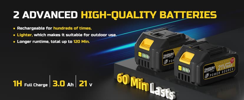 Mini Chainsaw Cordless 6 Inch, 32FT/S Fast Powerful Cutting, Brushless Electric Handheld Chain Saw with 3.0Ah Battery Powered, Auto Oiler, Lightweight, Sharp for Tree Trimming Pruning(Upgrade Version)