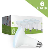 Sigalux Dimmable LED Flood Lights, BR30 Bulbs, 650LM 2700K Soft White, E26 Base, UL Listed, Pack of 6