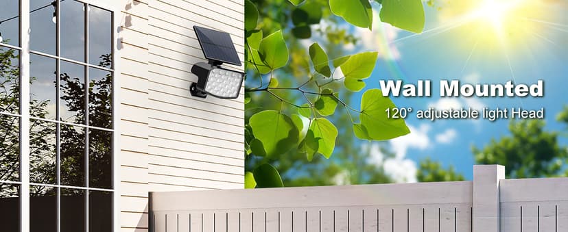 Solar Spot Lights Outdoor Color Changing 27 LEDs Solar Light Outdoor Waterproof 9 Lighting Modes Multicolor RGB Solar Powered Christmas Lights Adjustable Colored Landscape Spotlights- 10 Pack