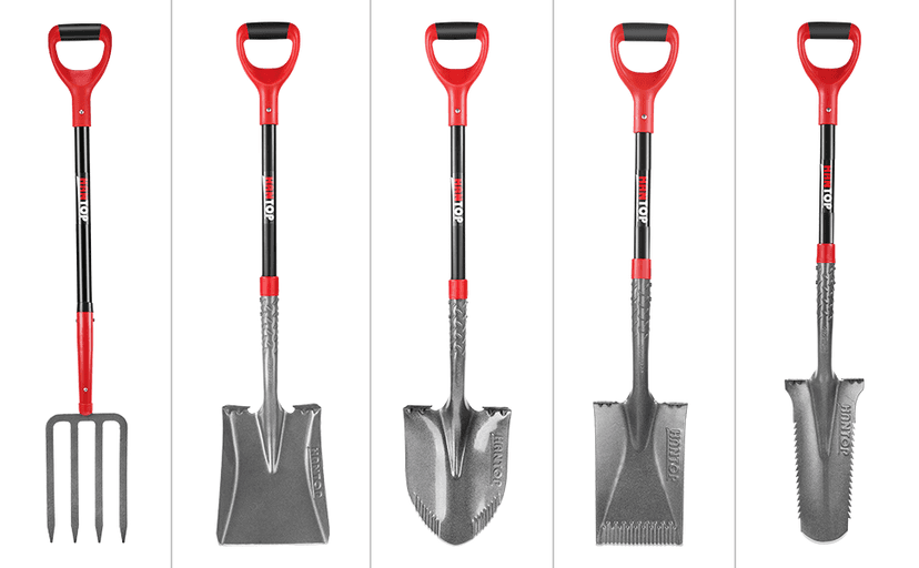 Spade Shovel Garden Flat Trenching Shovel for Digging Gardening Planting Edging, 43 inches