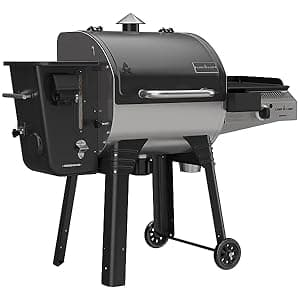 Camp Chef Woodwind 24 Pellet Grill - Stainless Steel Barbecue Grill with WiFi Connectivity - Compatible with Sidekick Barbecue Accessories - 811 sq in Total Rack Area
