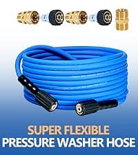 TOOLCY Gas Pressure Washer 3200 PSI & 2.6 GPM, High Performance Engine, Includes Swivel Spray Gun and Wand, 35FT Power Washer Hose, 5 Nozzle Tips, Onboard Soap Tank, for Cars/Driveways/Homes