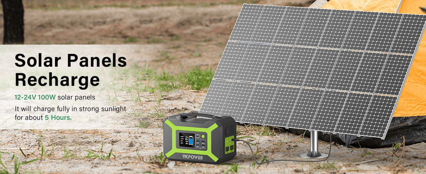 Portable Power Station 300W (Peak 600W), YKPOWER 296Wh Backup Lithium Battery Solar Generator with 110V AC Output, 60W USB-C PD Output, LED Light, Power Station for Outdoor Camping Travel RV CPAP Home