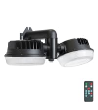 Onforu 100W Flood Lights Outdoor, 9000lm Bright LED Work Light with Plug, 6500K Daylight White LED Flood Lighting, IP66 Waterproof Security Yard Lights for Yard Garage Stadium 2 Pack