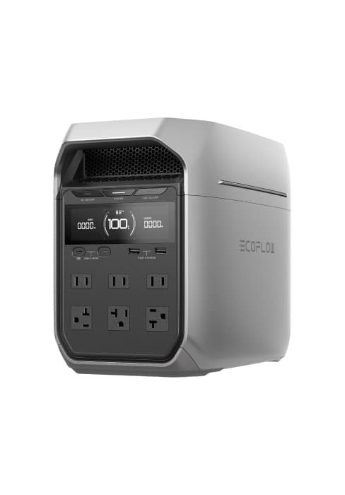 EF ECOFLOW Portable Power Station Delta 2, 1024Wh LiFePO4 (LFP) Battery, 1800W AC/100W USB-C Output, Solar Generator(Solar Panel Optional) for Home Backup Power, Camping & RVs