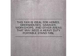 Hurricane Pro High-Velocity Oscillating Metal Stand Fan w/ 3-Speed Setting, 20" - Heavy-Duty Cooling Pedestal Unit w/ 4500 CFM, Adjustable Tilt & Height for Home, Garage, Gym & Workshop