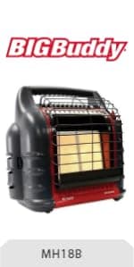 Mr. Heater MH4B-Massachusetts/Canada Portable LP Heater , Red