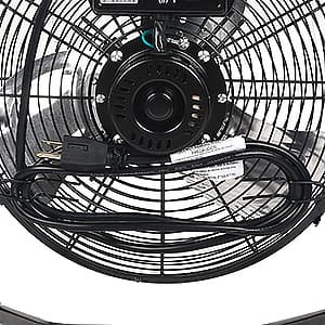 BILT HARD 12" 3-Speed High Velocity Heavy Duty Metal Floor Fan, 1680 CFM, 180-Degree Tilt, Powerful Airflow Fan for Home, Bedroom, Residential Use