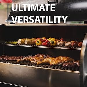 recteq Pellet Smoker Grill Flagship 1100, Wood Pellet Grill Smoker, Outdoor Grills & Smokers, Wi-Fi enabled, 1100 Sq. In. Cooking Area, 40 lbs Hopper