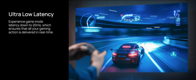 XGIMI AURA 2 2024 NEW UST Laser Projector, Dolby Vision, IMAX Enhanced, 2300 ISO Lumens, 1,000,000:1 Dynamic Contrast Ratio, 0.177:1 Throw Ratio, Intelligent Screen Adaption, 60W Harman Kardon