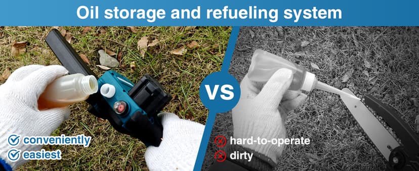 2-in-1 Cordless Pole Saw, Brushless Mini Chainsaw Cordless with Pole, 2 Pack 20V 4.0Ah Battery Powered Pole Saws for Tree Trimming, 15ft Reach Electric Saw for Trees With Pole