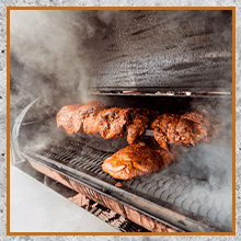 Meat Temperature Magnet & BBQ Smoker Guide - Pellet Grill Accessories - Wood, Time, & Temp - Grilling Gifts for Men