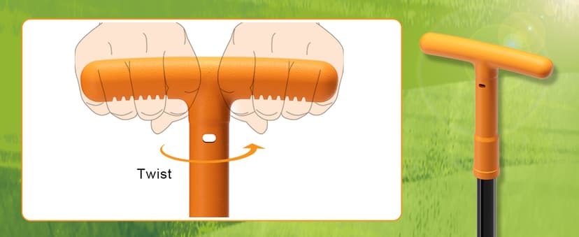 Weed Puller Tool, Fully Stand Up Weeding Tool With 3 Claws - Zero Bending and Back Saver, Effortless and Efficient Weed Remover, Durable and Lightweight Weeder, Ideal for Effortless Weed Removal