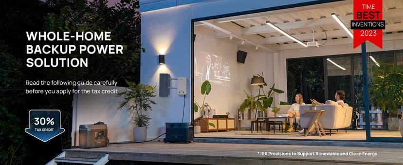 EF ECOFLOW Portable Power Station 3600Wh DELTA Pro, 120V AC Outlets x 5, 3600W, 2.7H Fast Charge, Lifepo4 Power Station, Solar Generator for Home Use, Power Outage, Camping, RV, Emergencies