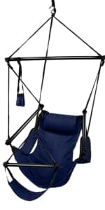 Hammaka Hanging Hammock Air Chair, Wooden Dowels, Tan