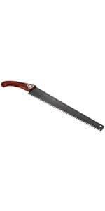 uxcell 24 Inch Pruning Saws, Straight Blade Hand Saw Wood Handle for Camping Garden Wood Tree Branches Trimming
