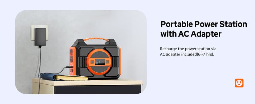 Solar Powered Generator 300W Rated, Portable Sola Generator Power Station with Solar Panels 40W Included, 220Wh Sola Power Bank with AC Outlet 110V Pure Sine Wave for Home Use Camping Outdoor