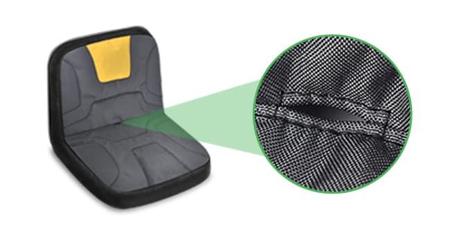 PACETAP Riding Lawn Mower Seat Cover, Heavy Duty 600D Oxford Waterproof Seat Cover with Padding, Durable Tractor Seat Cover Fits Kubota, for Cub Cadet, for Ford, for Mahindra, for Husqvarna (Medium)