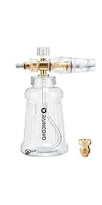 Downstream Injector for Pressure Washer, Power Washer Chemical Injector Kit, Soap Injector, 3/8 Inch Quick Connect, 4000 PSI