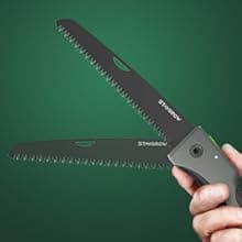 7 Inch Folding Hand Pruning Saw, Heavy Duty Foldable Camping Saw with 7” Hardened SK5 High Carbon Steel Blade Garden Folding Saw for Wood Cutting, Tree Trimming, Gardening, and Hunting