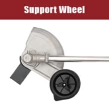 Weed Eater Gas Powered Weed Gas Edger 43CC 2 Blade Heads, Air-Cooled 2-Stroke Cordless Lawn Edger Gas Powered Weed String Trimmer with Handle & Shoulder Strap for Garden Lawn Grass Trimmer