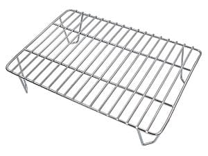 GRISUN Warming Rack for Green Mountain Grill Davy Crockett Pellet Grill, Upper Rack Replacement for GMG-6016, Grill Rack Addition for Doubled Cooking Space (14" x 10" x 3.5")