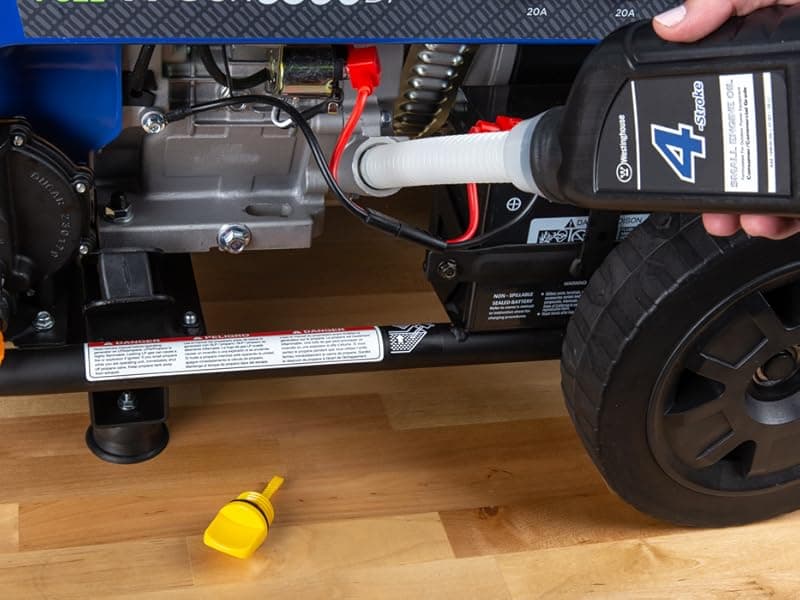 Westinghouse 4650 Peak Watt Dual Fuel Portable Generator, Remote Electric Start with Auto Choke, RV Ready 30A Outlet, Gas & Propane Powered